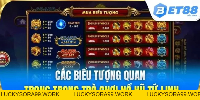 Tứ Linh BET88: Game Nổ Hũ Đổi Thưởng Săn Jackpot Cực Lớn
