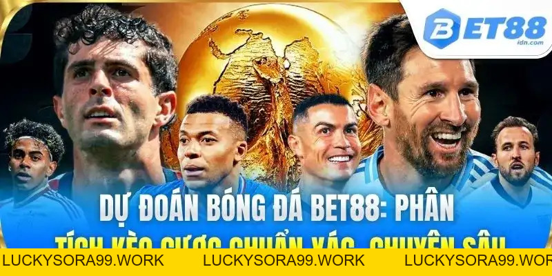 Dự Đoán Bóng Đá BET88 - Cập Nhật Tỷ Lệ Soi Kèo Chuẩn Nhất