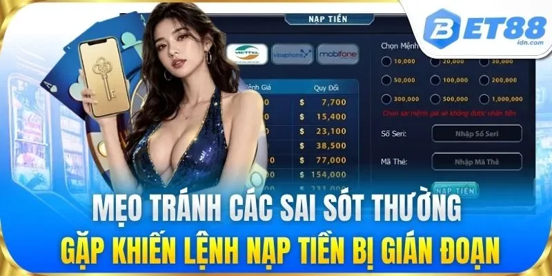 Nạp Tiền BET88 - Tốc Độ Cao An Toàn Tuyệt Đối Cho Bet Thủ