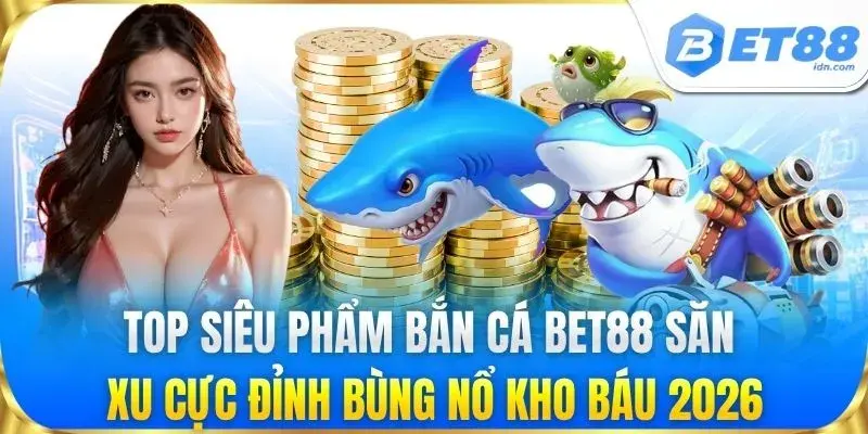 Bắn Cá BET88 - Đại Dương Giải Trí Săn Xu Thưởng Siêu Đỉnh